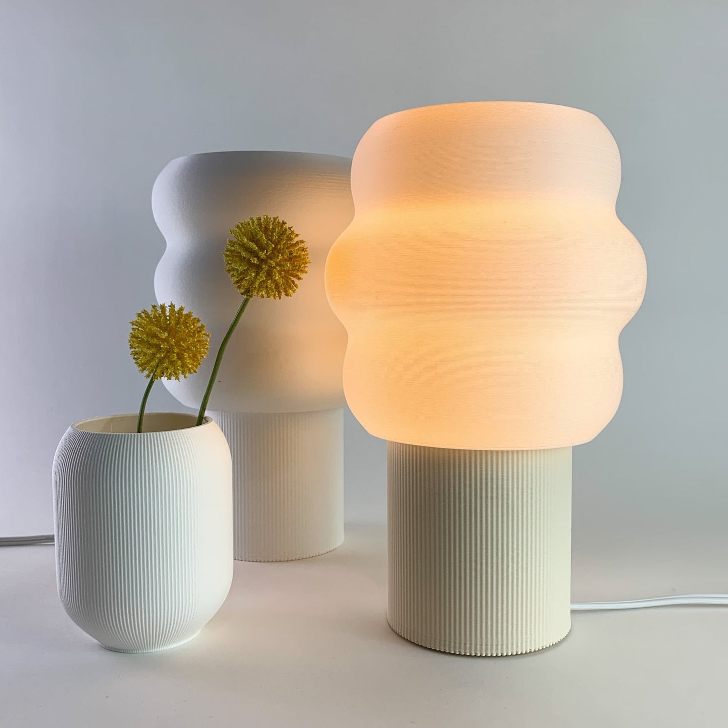 Cream Lamp