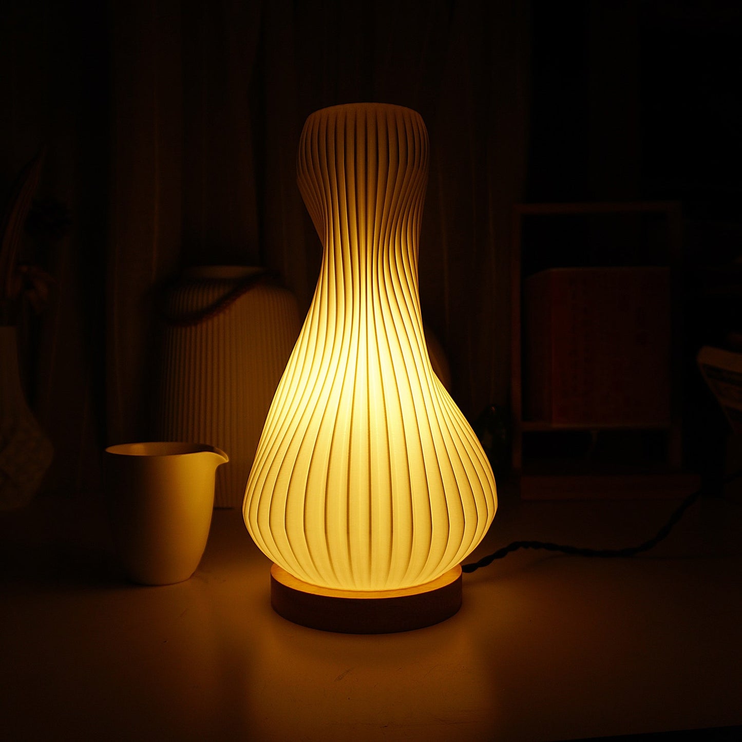 Pleated Table Lamp