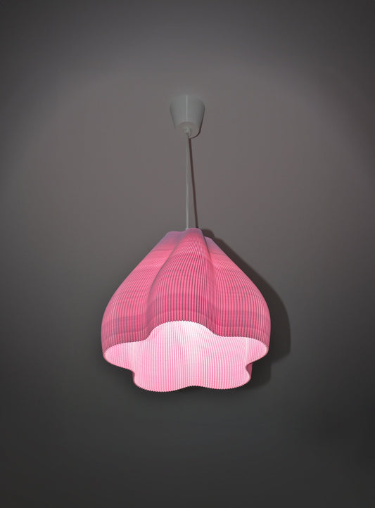 Opaque Ribbed Lamp