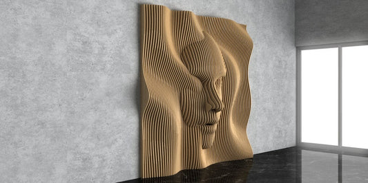 Parametric Wavy Wall Decor