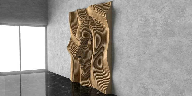 Parametric Wavy Wall Decor